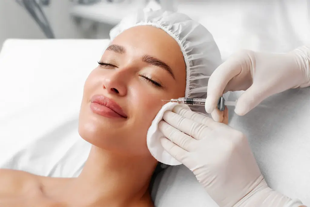 Understanding Facial Aging with Dermal Fillers: Why Volume Loss Impacts Your Smile and Jawline 1 Woman Getting Dermal Filler in Horseshoe Bay, TX | Lakeside Aesthetics and Skincare
