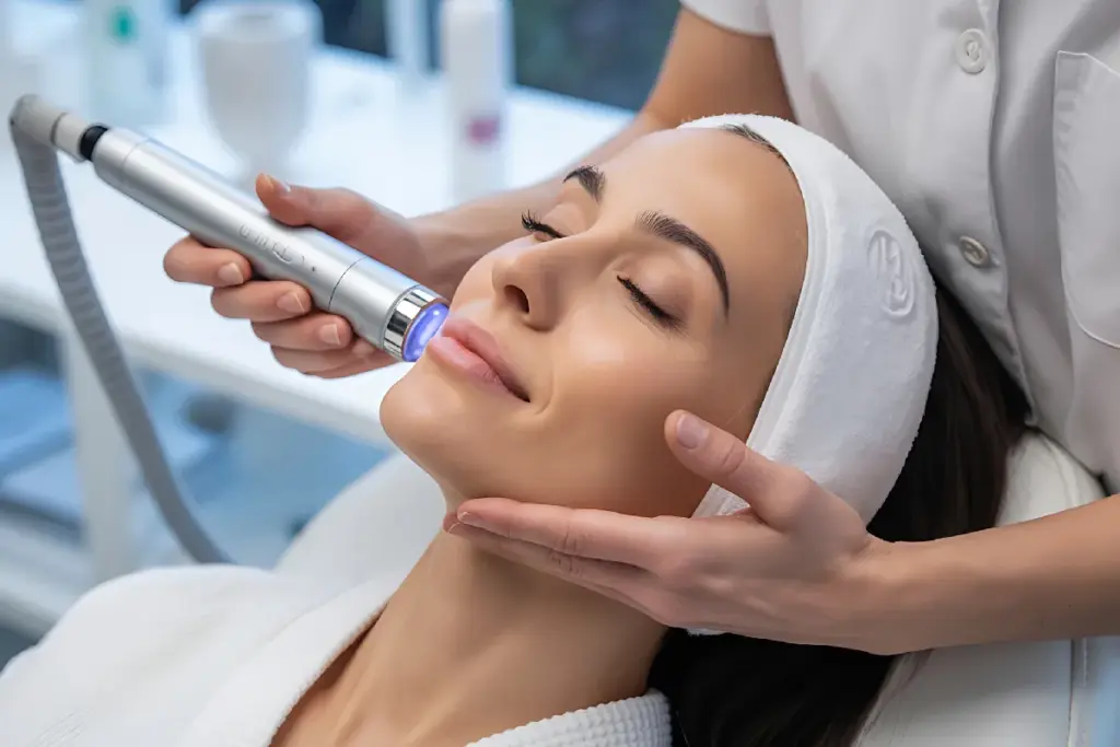 Can Microneedling Repair Skin Damaged by Severe Inflammatory Acne? 1 Patient Getting Microneedling at Lakeside Aesthetics and Skincare in Horseshoe Bay, TX
